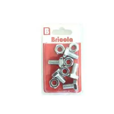LOT DE 5 BOULON HEXAGONALE M8*16MM BRICOLA BRICOLA - 1