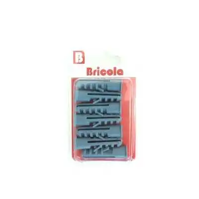 LOT DE 7 CHEVILLES 10MM BLEU BRICOLA BRICOLA - 1