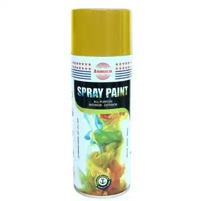 BOMBE À PEINTURE EN AÉROSOL JAUNE MIEL 400 ML ASMACO ASMACO - 1