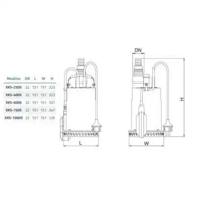 POMPE VIDE CAVE EN INOX XKS-1000-S LEO LEO - 3