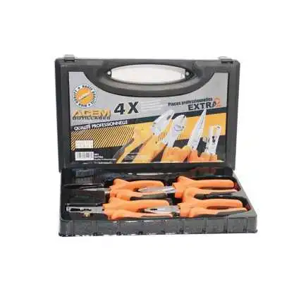 JEUX DE PINCE EN BOITE 4 PIÈCES ACEM