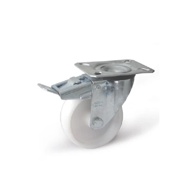 ROULETTE PIVOTANTE À PLATINE AVEC FREIN 160MM POLYAMIDE ACEM ACEM - 1