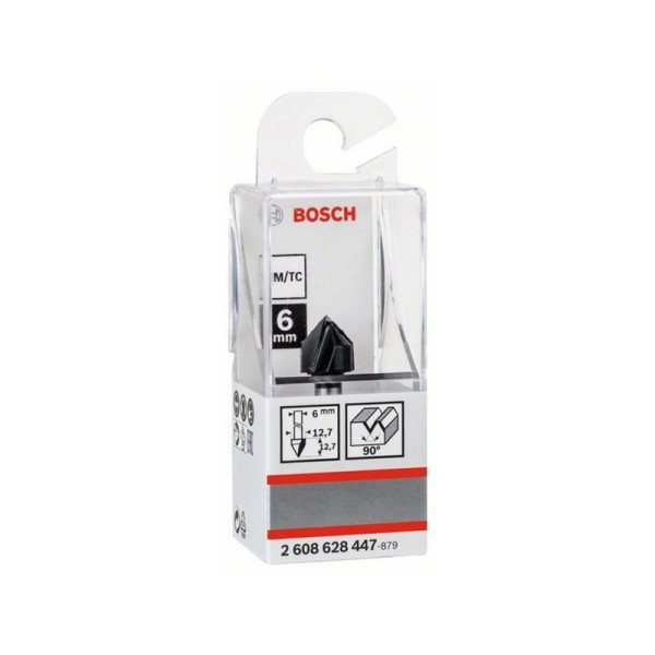 FRAISE RAINURE V 6*12.7*45MM BOSCH