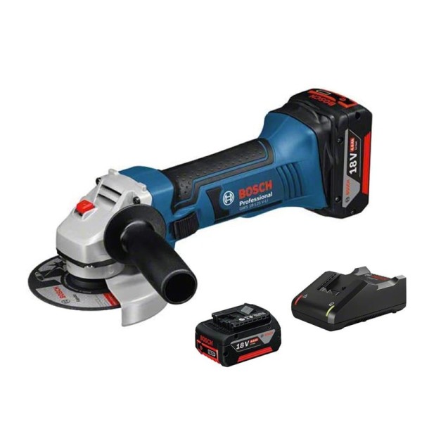 MEULEUSE ANGULAIRE 18V GWS18V-LI AVEC 2 BATTERIES BOSCH