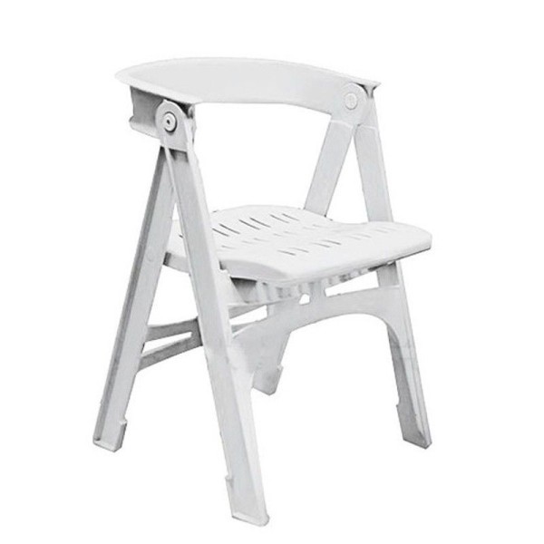 CHAISE PLIANTE RIMEL BLANC SOTUFAB PLAST