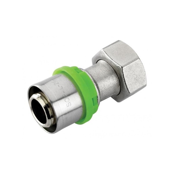 RACCORD DROIT ÉCROU LIBRE PEX20 15/21 SOPAL