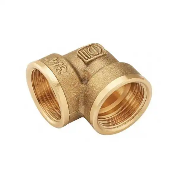 RACCORD COUDE 20/27 FEMELLE*2 LAITON JAUNE SOPAL