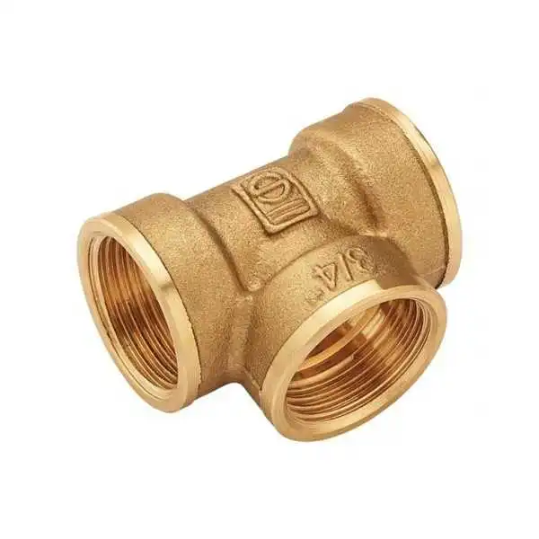 RACCORD T 15/21F LAITON JAUNE SOPAL