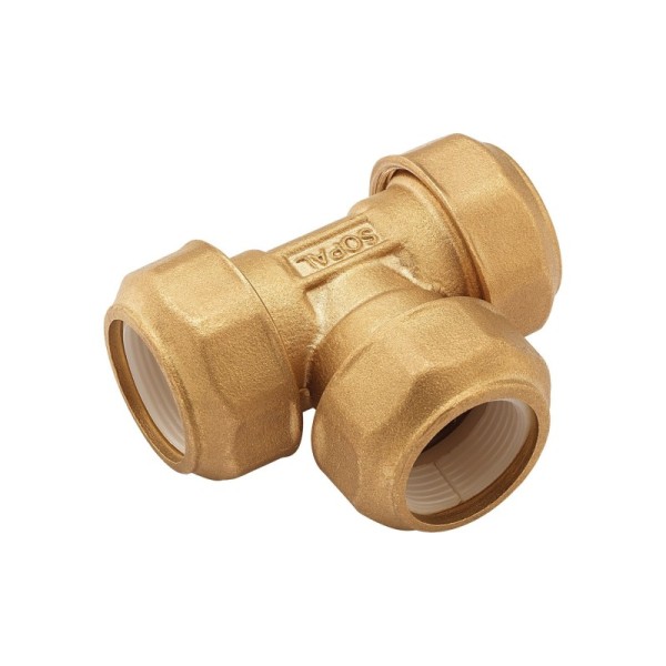 RACCORD EN T TUYAU D25 SOPAL