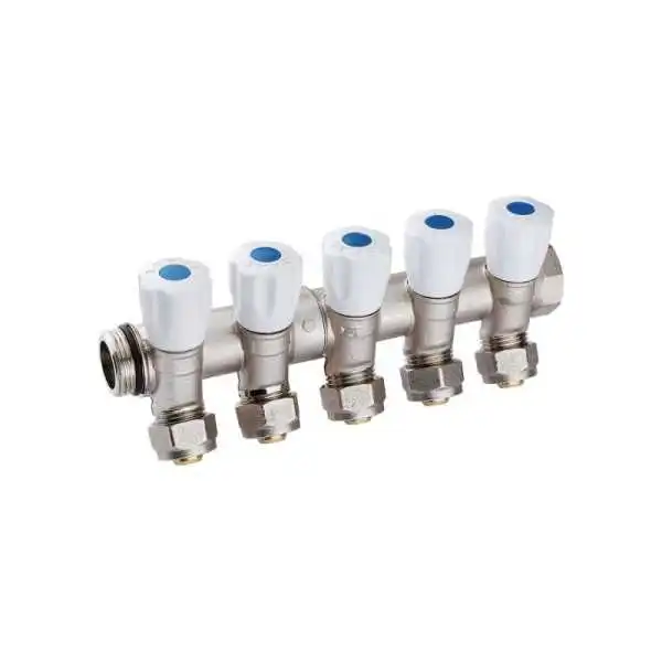 COLLECTEUR INCLINÉ 5 VANNES 20/27 E36 OL14V BLEU SOPAL