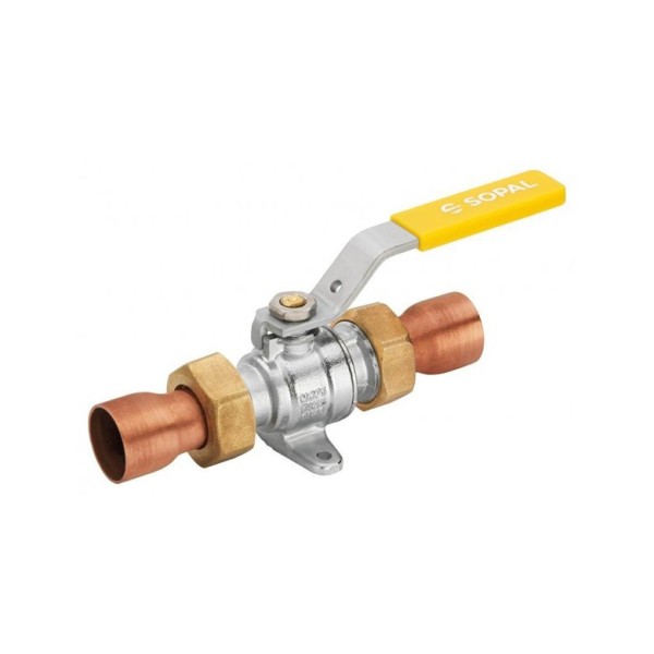 VANNE GAZ 20/27 APPLQUE BUSE CUIVRE AVEC LEVIER SOPAL