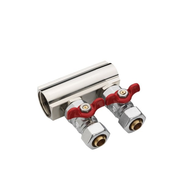 COLLECTEUR PROFILÉ 2 VANNES 1" VBS3/4 MF PEX20 SOPAL