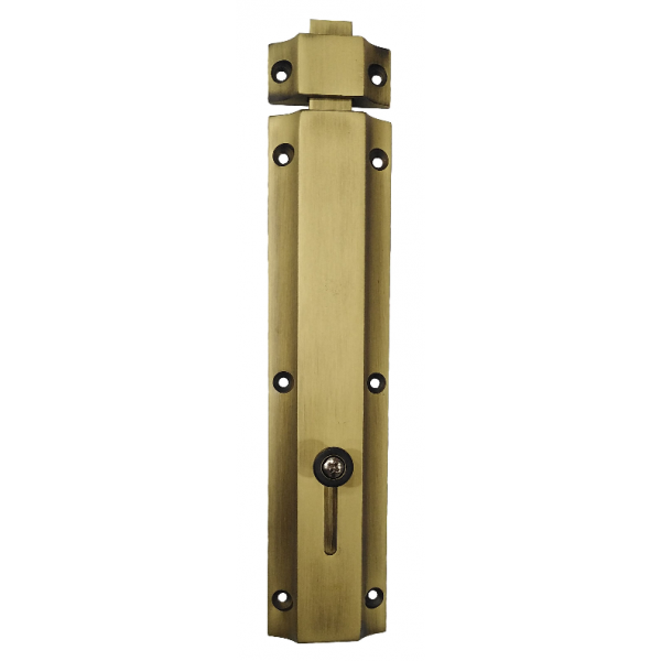 VERROU EN ALUMINIUM À COULISSE 250MM BRONZE DOGANLAR