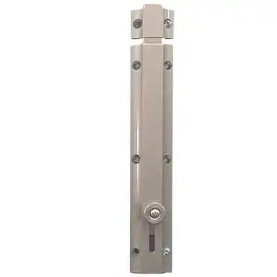 VERROU EN ALUMINIUM À COULISSE 225MM SATINÉ - 1