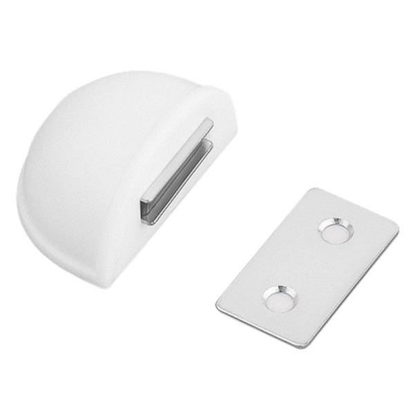 BUTOIR DE PORTE MAGNÉTIQUE EN PLASTIQUE MOD.403 BLANC AMIG