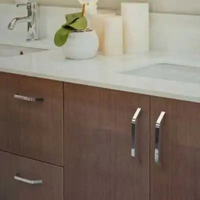 POIGNEÉ DE MEUBLE  1314 320MM SATINÉ DISA