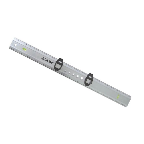 RÈGLE EN ALUMINIUM 750MM AVEC NIVEAU ACEM
