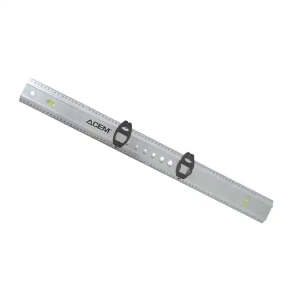 RÈGLE EN ALUMINIUM 750MM AVEC NIVEAU ACEM
