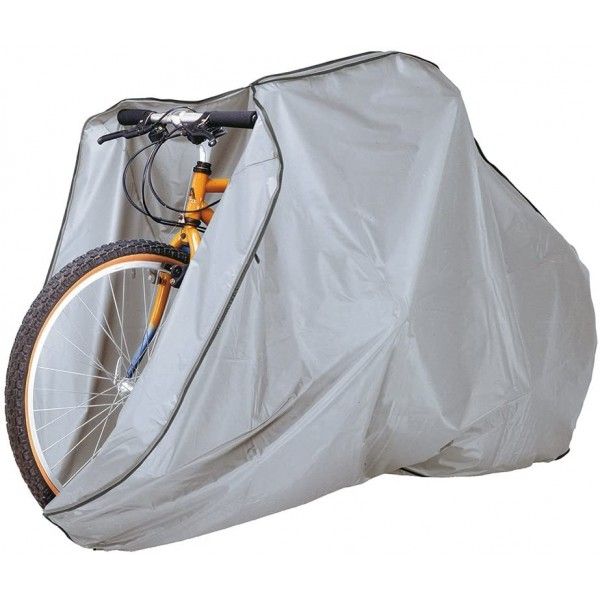 Housse de protection pour vélo, coloris argent