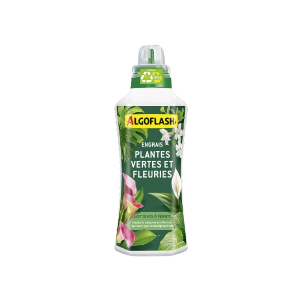ENGRAIS LIQUIDE PLANTES VERTES ET PLANTES FLEURIES 1L ALGOFLASH