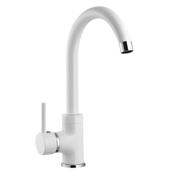 MITIGEUR ÉVIER STELLA BLANC AXIS