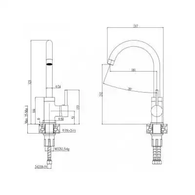 MITIGEUR ÉVIER STELLA GRIS AXIS AXIS - 2