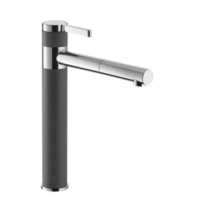 MITIGEUR ÉVIER CARLA GRIS/CHROMÉ AXIS AXIS - 1