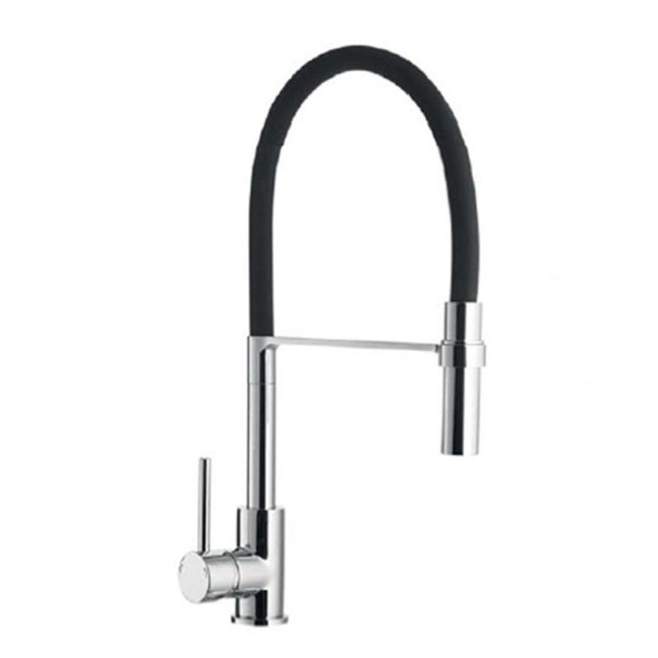 MITIGEUR ÉVIER EMMA NOIR/CHROMÉ AXIS