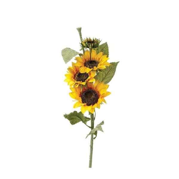 TIGE ARTIFICIELLE TOURNESOL HAUTEUR 80CM ATMOSPHERA