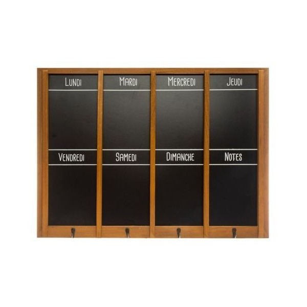 SEMAINIER ARDOISE L76xH56CM ATMOSPHERA