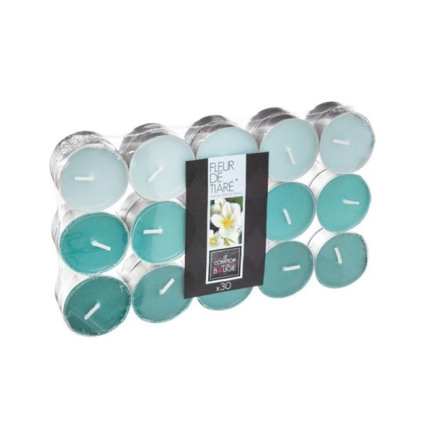 LOT DE 30 BOUGIES PARFUMÉES TIARE ATMOSPHERA