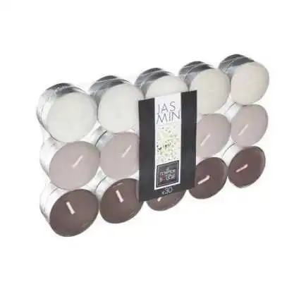 LOT DE 30 BOUGIES PARFUMÉES JASMIN ATMOSPHERA ATMOSPHERA - 1