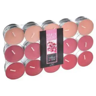 LOT DE 30 BOUGIES PARFUMÉES FLEUR DE SAKURA ATMOSPHERA ATMOSPHERA - 1