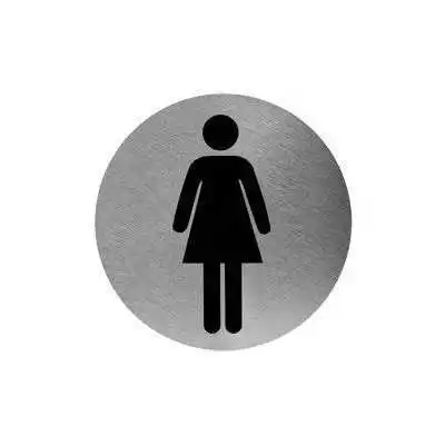 PLAQUE SYMBOLE FEMME DE SALLE DE BAIN INOX AMIG AMIG - 1