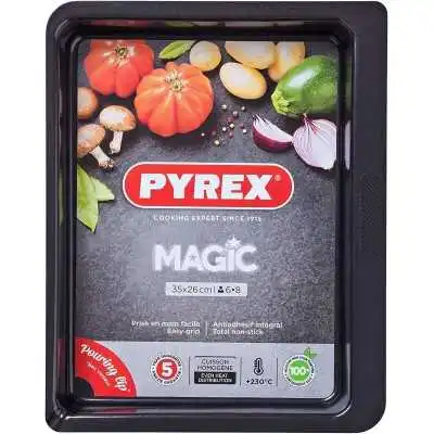 PLAT À FOUR RECTANGULAIRE 35x26CM MAGIC PYREX PYREX - 1