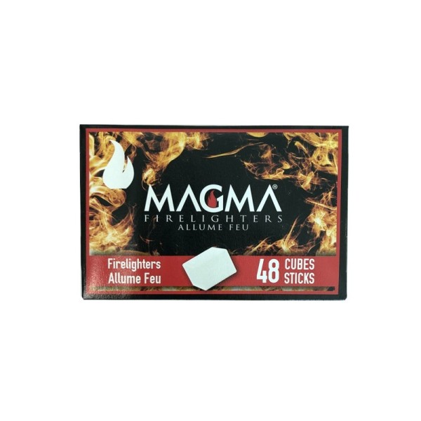 LOT DE 48 CUBES ALLUME FEU MAGMA
