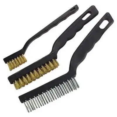 ENSEMBLE DE 3 BROSSES MÉTALLIQUES HOTECHE HOTECHE - 1