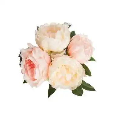 BOUQUET ARTIFICIEL DE 4 PIVOINES H30CM ATMOSPHERA ATMOSPHERA - 2