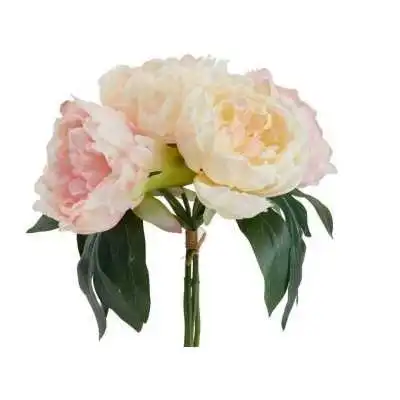 BOUQUET ARTIFICIEL DE 4 PIVOINES H30CM ATMOSPHERA ATMOSPHERA - 3
