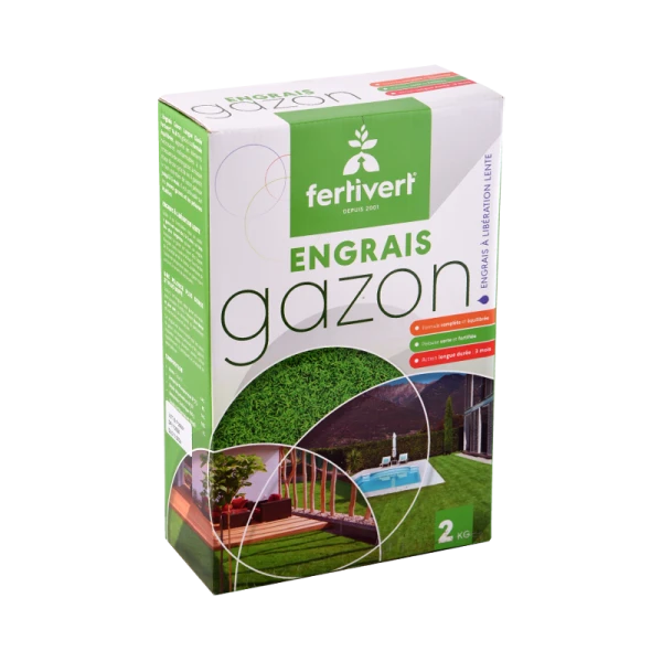 ENGRAIS GAZON 2KG FERTIVERT