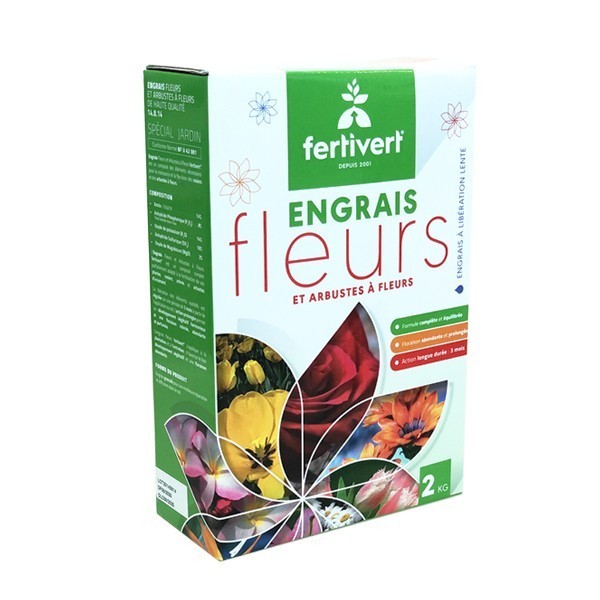 ENGRAIS FLEURS 2KG FERTIVERT