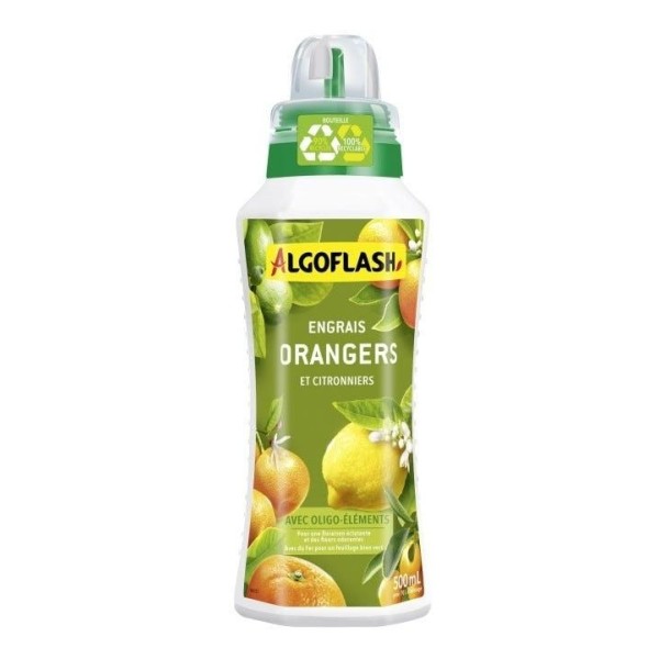 ENGRAIS LIQUIDE ORANGERS CITRONNIERS 500ML ALGOFLASH