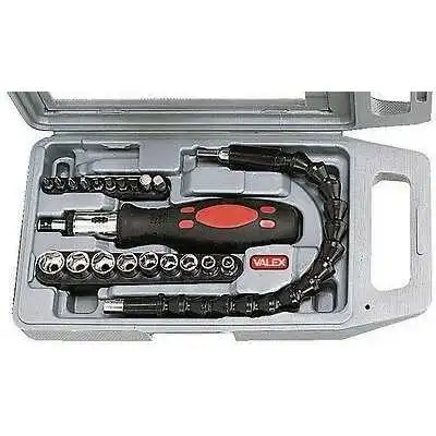 TOURNEVIS PORTE-EMBOUTS 1/4" ET DOUILLES EN SÉRIE 22 PIÈCES VALEX VALEX - 1