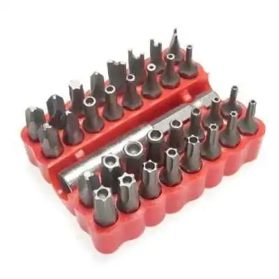 JEU DE 33 EMBOUTS DE VISSAGE ET ADAPTATEUR VALEX VALEX - 1