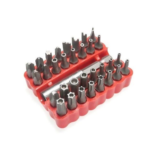 JEU DE 33 EMBOUTS DE VISSAGE ET ADAPTATEUR VALEX