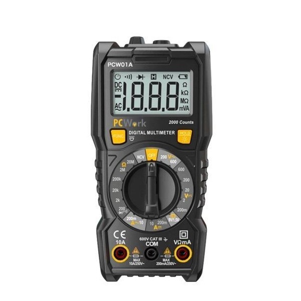 MULTIMÈTRE NUMÉRIQUE PCW01A PCWORK