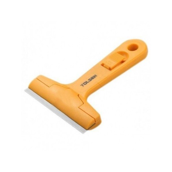 GRATTE VITRE MÉTALLIQUE 100MM TOLSEN