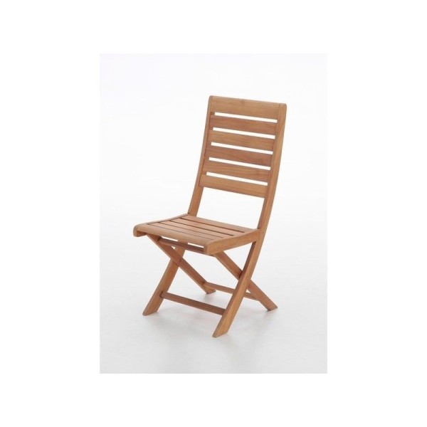 CHAISE PLIANTE EN BOIS COULEUR MIEL