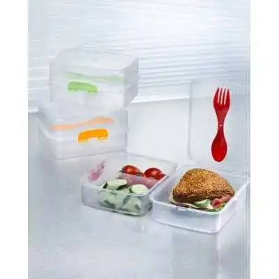 BOITE À REPAS TRANSPARENT COULEURS GONDOL GONDOL - 7