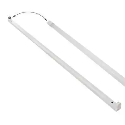 RÉGLETTE POUR TUBE LED T8 120CM BLANC EKOLED EKOLED - 2